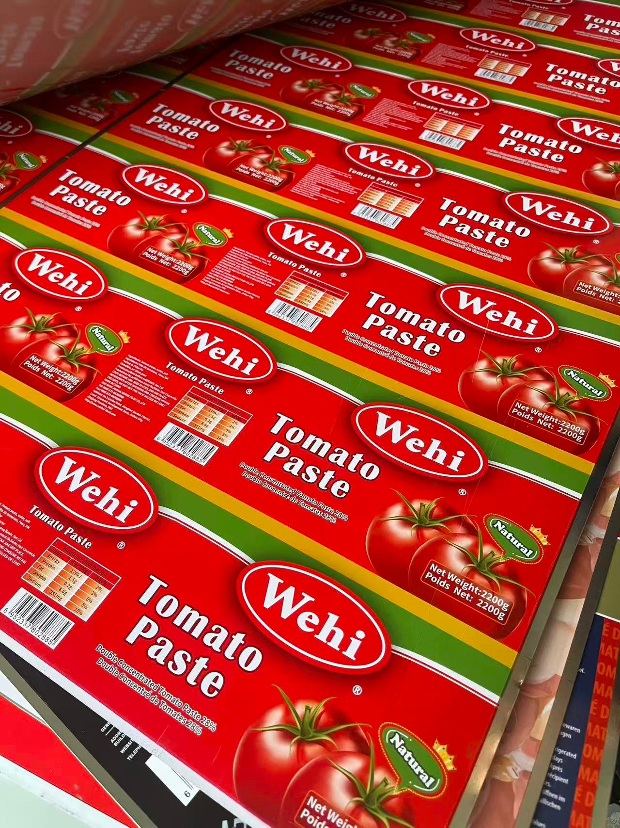 Printing on Tinplate for Tomato Sauce Packaging
